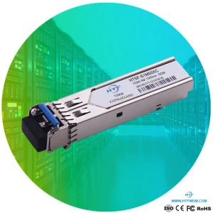 Enkeltmodus SFP optisk sender/mottaker 155m 120km